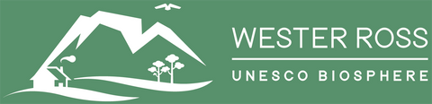Wester Ross UNESCO Biosphere emblem representing community and nature parity
